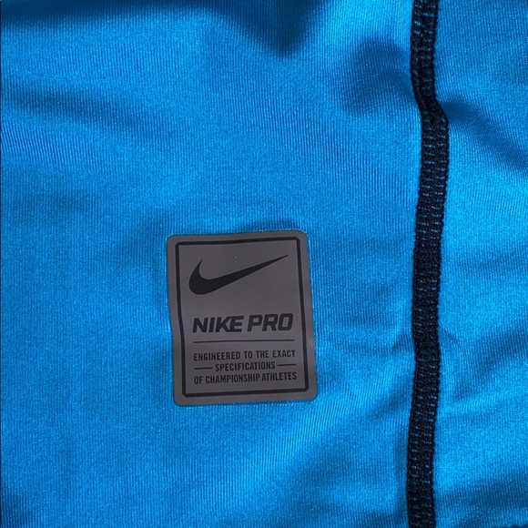 Nike Pro Dri-Fit Blue - Picture 3 of 5
